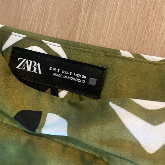 Zara Limited Edition Wide Leg Satin Pants - Size Small - Picture 7 of 7